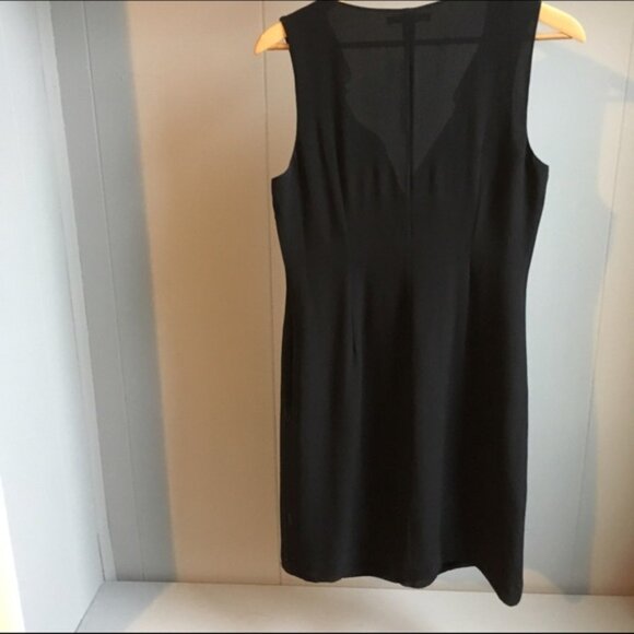 Banana Republic Black Ruffle Dress - Picture 2 of 5